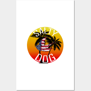 Salty Dog American Navy Swallow Posters and Art